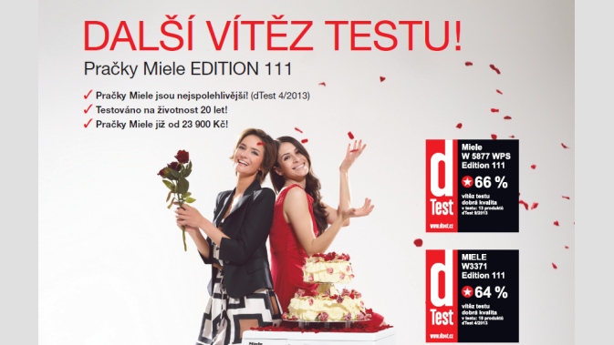 Potvrzeno: pračky Miele jsou opět nejlepší!